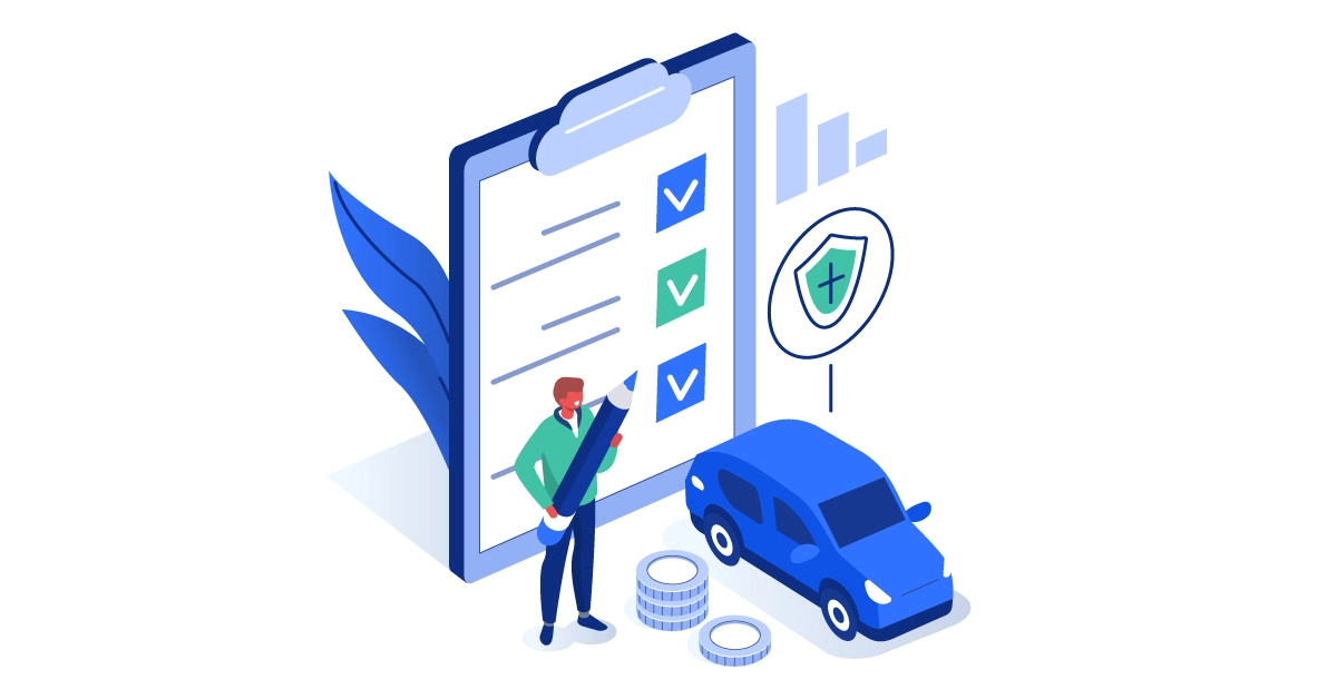 [Car insurance comparison illustration]